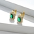 Picture of Copper or Brass Green Stud Earrings with Unbeatable Quality