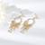 Picture of Great Value White Cubic Zirconia Dangle Earrings with Member Discount