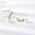 Picture of Buy Gold Plated Delicate Stud Earrings with Wow Elements