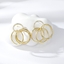 Show details for Featured White Zinc Alloy Stud Earrings with Full Guarantee
