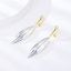 Show details for Sparkly Dubai Multi-tone Plated Dangle Earrings