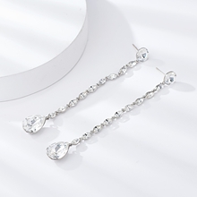 Show details for Great Value White Zinc Alloy Dangle Earrings from Reliable Manufacturer