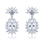 Show details for Fashionable Big Cubic Zirconia Dangle Earrings Online