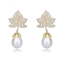 Show details for Featured White Cubic Zirconia Dangle Earrings with Full Guarantee