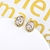 Picture of Sparkling Big Platinum Plated Dangle Earrings