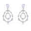 Show details for Unusual Big Cubic Zirconia Dangle Earrings