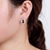 Picture of Trendy Platinum Plated White Stud Earrings with No-Risk Refund