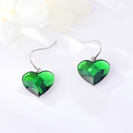 Show details for Superb Quality Single Stone Swarovski Element Drop & Dangle