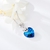 Picture of Low Price Platinum Plated Blue Pendant Necklace for Girlfriend