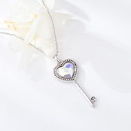 Picture of Hot Selling Colorful Platinum Plated Pendant Necklace from Top Designer