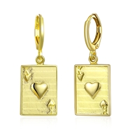 Picture of New Season Gold Plated Dubai Dangle Earrings with SGS/ISO Certification
