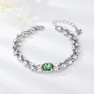 Picture of Hot Selling Platinum Plated Fashion Fashion Bracelet from Top Designer