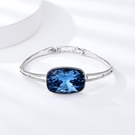 Show details for Brand New Blue Platinum Plated Fashion Bracelet with SGS/ISO Certification