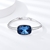 Picture of Brand New Blue Platinum Plated Fashion Bracelet with SGS/ISO Certification