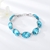 Picture of Good Swarovski Element Blue Fashion Bracelet
