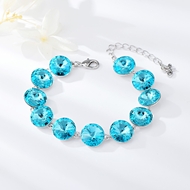 Show details for Great Value Blue Zinc Alloy Fashion Bracelet with Member Discount