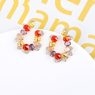 Picture of Shop Gold Plated Luxury Dangle Earrings with Wow Elements