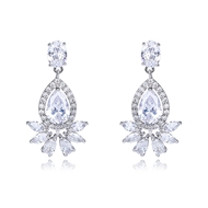 Picture of Luxury Cubic Zirconia Dangle Earrings with Fast Delivery