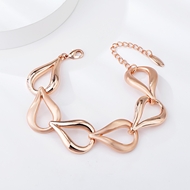 Picture of Great Value Gold Plated Zinc Alloy Fashion Bracelet with Full Guarantee