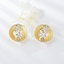 Show details for Purchase Gold Plated Medium Stud Earrings Exclusive Online