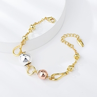 Picture of Impressive Gold Plated Dubai Fashion Bracelet with Low MOQ