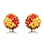 Show details for Sparkling And Fresh Colored Floral Colourful Stud