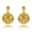 Show details for Fashion Design Big Gold Plated Drop & Dangle