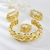 Picture of Brand New Gold Plated Big 3 Piece Jewelry Set with Full Guarantee