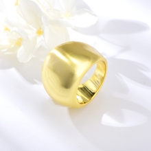 Show details for Attractive Gold Plated Big Fashion Ring For Your Occasions