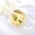 Picture of Attractive Gold Plated Big Fashion Ring For Your Occasions
