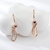 Picture of Impressive Delicate White Dangle Earrings in Flattering Style