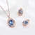 Picture of Best Crystal Dark Blue 2 Pieces Jewelry Sets