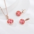 Picture of Best Artificial Crystal Red 2 Piece Jewelry Set