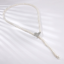 Show details for Copper or Brass Platinum Plated Long Chain Necklace at Unbeatable Price