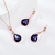Picture of Elegant Colored Crystal Small 2 Pieces Jewelry Sets
