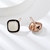 Picture of Fast Selling White Rose Gold Plated Stud Earrings For Your Occasions