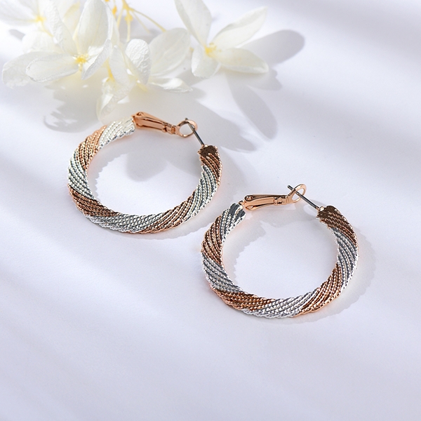 Picture of Classic Holiday Big Hoop Earrings in Exclusive Design