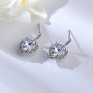 Show details for Great Value White Small Dangle Earrings with Full Guarantee