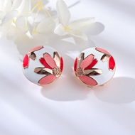 Picture of Irresistible Pink Classic Stud Earrings As a Gift