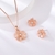 Picture of Wholesale Rose Gold Plated Zinc Alloy Necklace and Earring Set with No-Risk Return