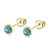 Picture of Staple Small Gold Plated Stud Earrings