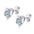 Picture of Love & Heart Small Stud Earrings with Fast Shipping
