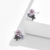 Picture of Brand New Platinum Plated Flowers & Plants Stud Earrings with SGS/ISO Certification