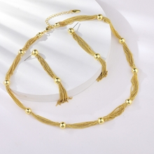 Show details for Dubai Gold Plated 2 Piece Jewelry Set with Easy Return