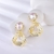 Picture of Charming White Medium Drop & Dangle Earrings As a Gift
