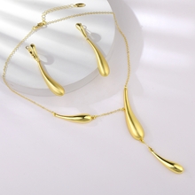 Show details for Zinc Alloy Gold Plated 2 Piece Jewelry Set in Flattering Style