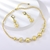 Picture of Zinc Alloy Gold Plated Necklace and Earring Set from Certified Factory