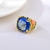 Picture of Eye-Catching Blue Medium Fashion Ring with Member Discount