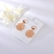 Picture of New Season Rose Gold Plated Big Dangle Earrings Factory Direct