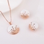 Show details for Designer Rose Gold Plated Classic 2 Piece Jewelry Set with No-Risk Return